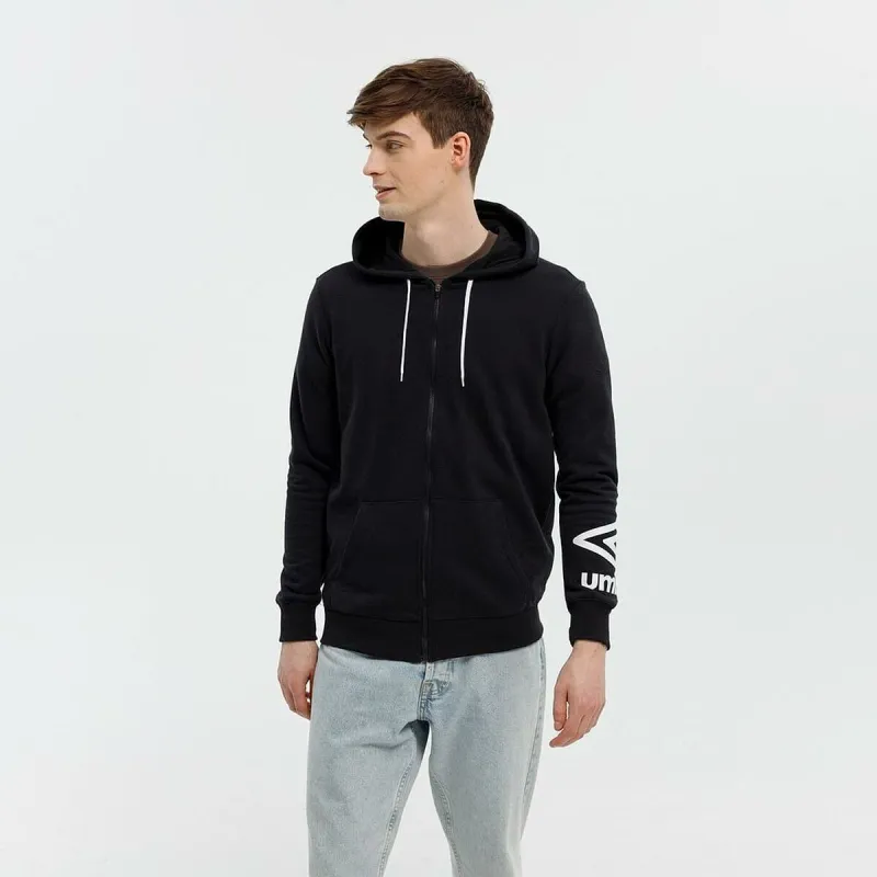 Vyriškas džemperis su gobtuvu FW TERRACE ZIP HOODIE Umbro 66063U 060 Juoda