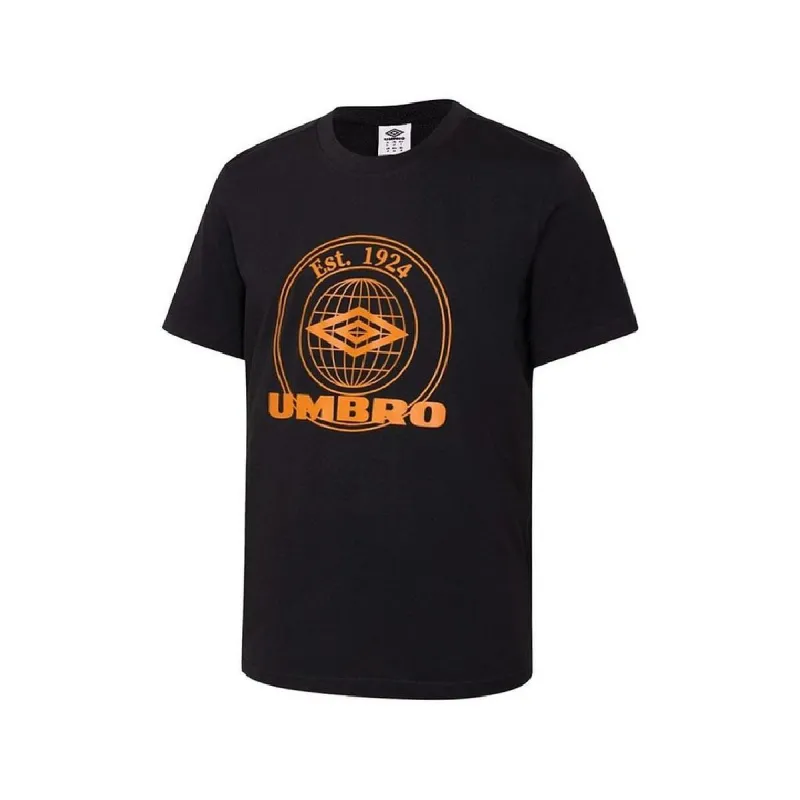 Vyriški marškinėliai su trumpomis rankovėmis Umbro COLLEGIATE 66119U Juoda