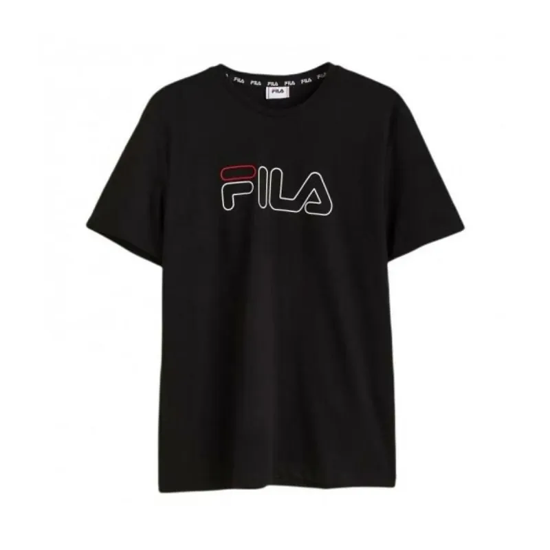Īsroku Sporta T-krekls Fila FAM0225 80010 Melns
