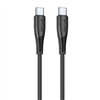 USB kabelis Awei CL-182C USB-C to USB-C 1.0m juodas