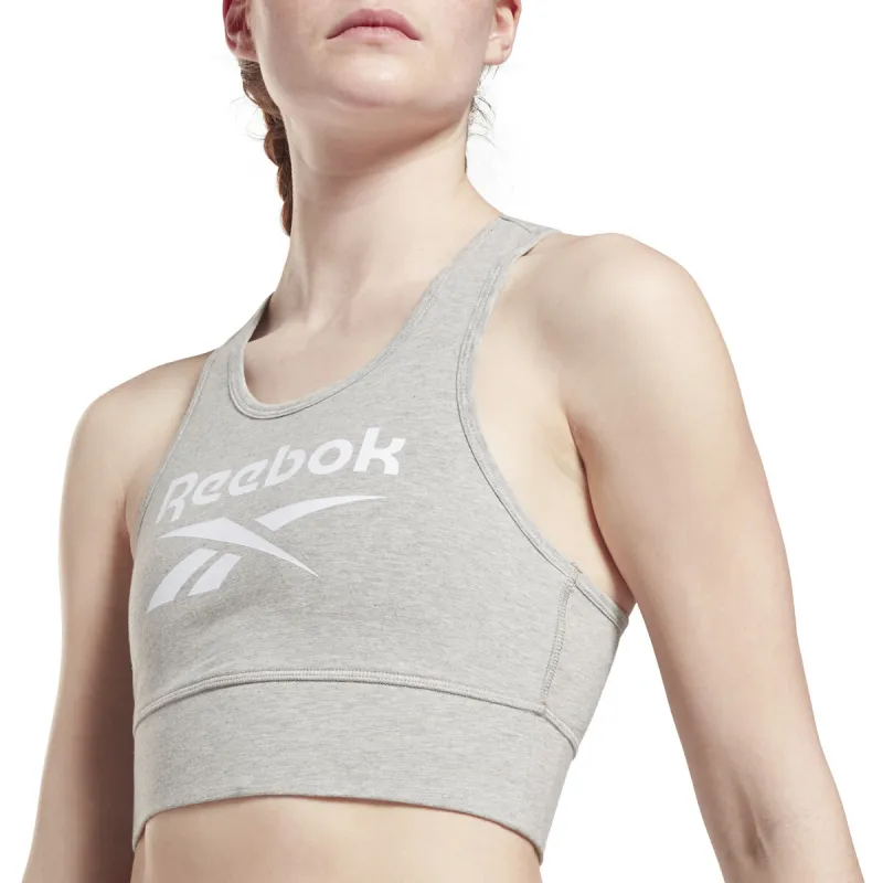 Moteriški sporto marškinėliai Reebok BRALET GR9393  Pilka