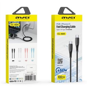 USB cable Awei CL-182i USB-C to Lightning 1.0m white