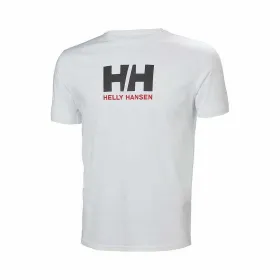 Lyhythihainen urheilupaita LOGO Helly Hansen 33979 001  Valkoinen