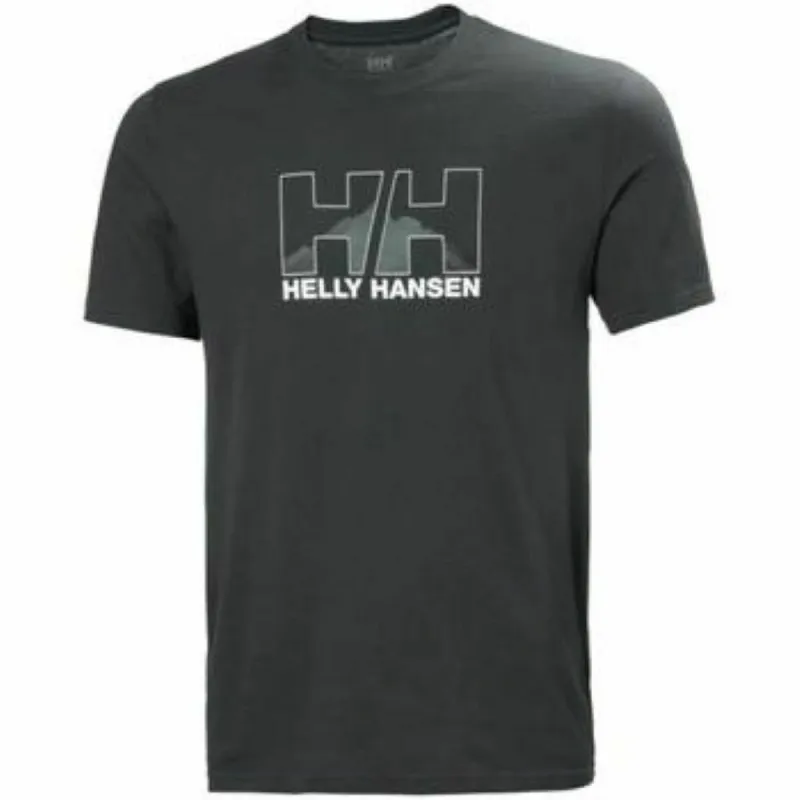 Sportiniai marškinėliai su trumpomis rankovėmis NORD GRAPHIC Helly Hansen 62978 981 Pilka