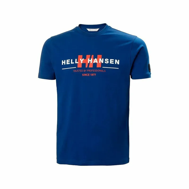 Sportiniai marškinėliai su trumpomis rankovėmis NORD GRAPHIC Helly Hansen 53763 607  Mėlyna Rožinė