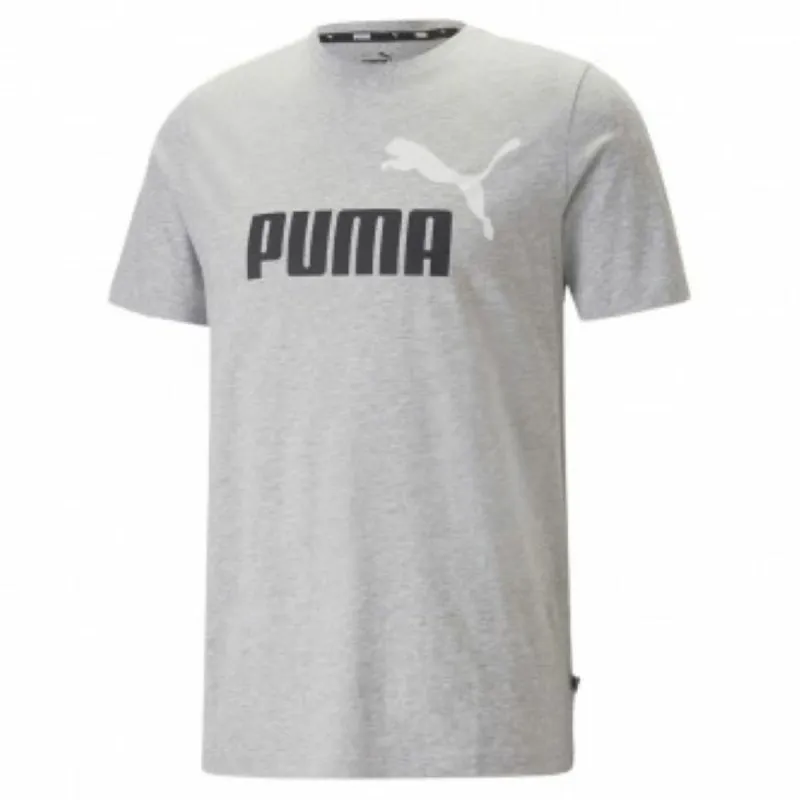 Sportiniai marškinėliai su trumpomis rankovėmis Puma ESS 2 COL LOGO 586759 04 Pilka