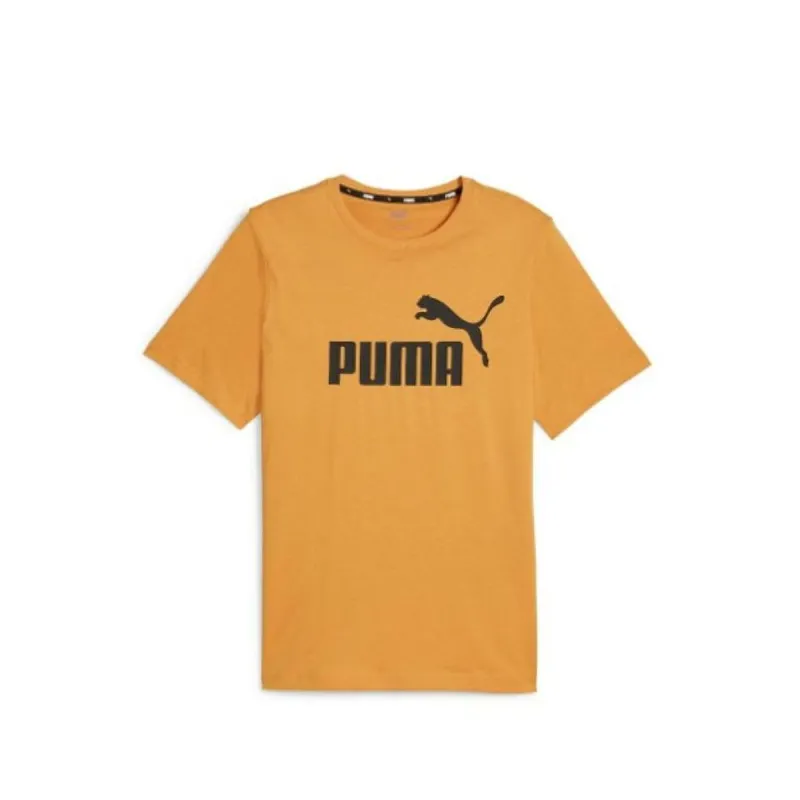 Lyhythihainen urheilupaita Puma ESS LOGO TEE 586667 95 Oranssi