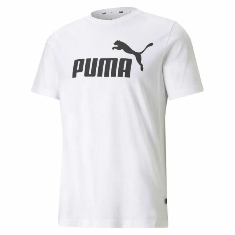 Sportiniai marškinėliai su trumpomis rankovėmis Puma ESS LOGO TEE 586666 02 Balta