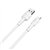 USB cable Borofone BX30 Lightning 1.0m silicone white