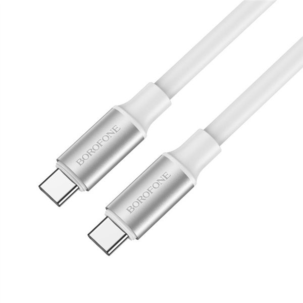 USB cable Borofone BX82 60W Type-C to Type-C 1.0m white