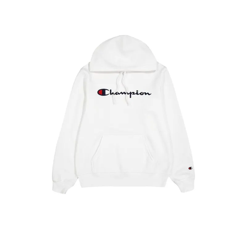 Vyriškas džemperis su gobtuvu Champion HOODED SWEATSHIRT 220253 WHT Balta