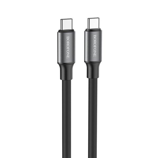 USB cable Borofone BX82 60W Type-C to Type-C 1.0m black