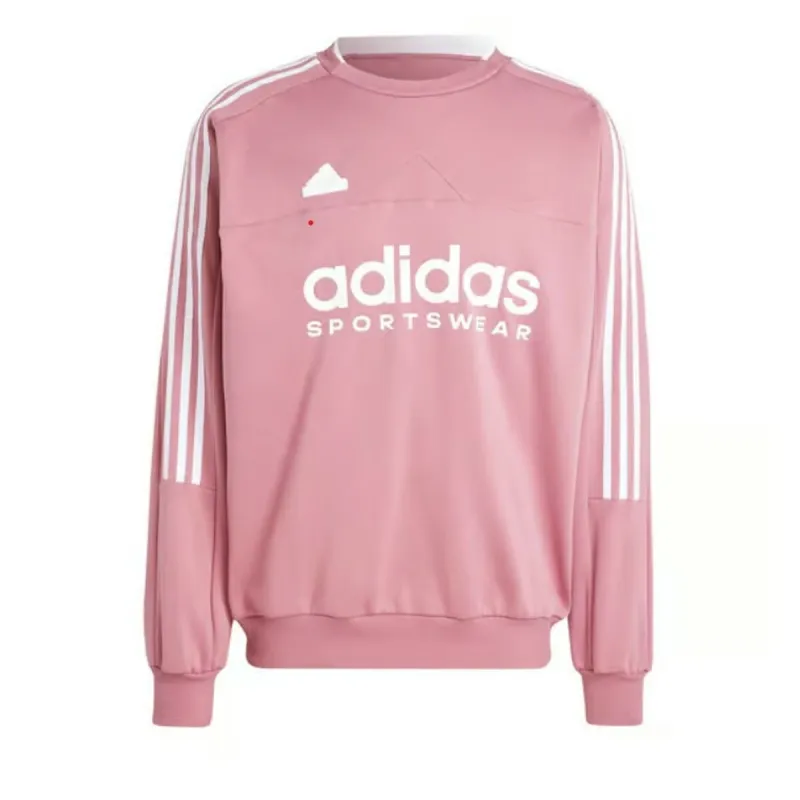 Džemperis be gobtuvo Adidas TIRO FLEECE CREW IW5942 Rožinė