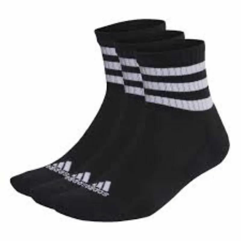 Urheilusukat Adidas 3S C SPW MID 3P IC1317 Musta 3 paria