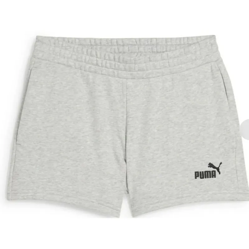 Urheilushortsit Puma ESS Small No. 1 Logo 4'' Shorts TR Harmaa