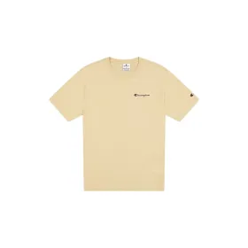 Men’s Short Sleeve T-Shirt Champion CHAMPION SS TEE 220264 WKK Beige