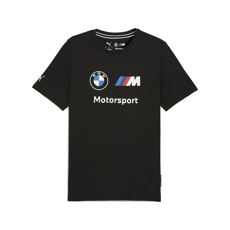 Vyriški marškinėliai su trumpomis rankovėmis Puma BMW MMS ESS LOGO TEE 632358 01 Juoda