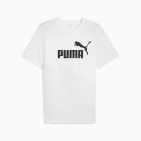 Men’s Short Sleeve T-Shirt Puma ESS No. 1 Logo Tee C/O 682532 02 White