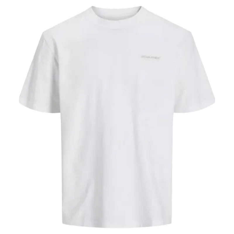 Vyriški marškinėliai su trumpomis rankovėmis Jack & Jones JCOPACER BACK PRINT TEE 12273297 Balta