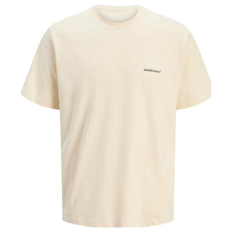 Футболка с коротким рукавом мужская Jack & Jones JORSPLIT BACK TEE 12272996 Белый