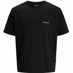 Men’s Short Sleeve T-Shirt Jack & Jones JORSPLIT BACK TEE 12272996 Black