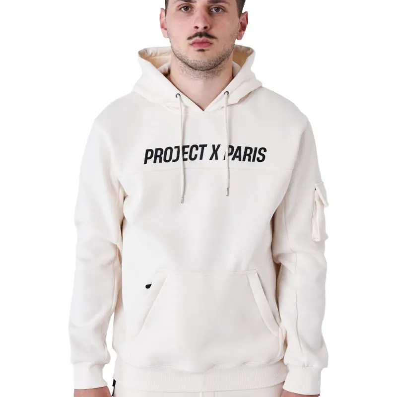 Vyriškas džemperis su gobtuvu Project X Paris PROJECT SWEAD&HOODIE 2522058 CC Rusvai gelsva