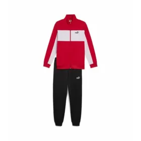 Aikuisten verryttelypuku Puma Poly Colorblock Suit C/O 687304 11 Punainen Miehet