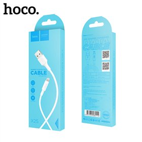 USB cable Hoco X25 Lightning 1.0m white