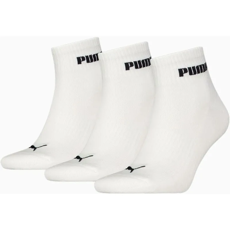 Sporta zeķes Puma CUSHIONED NEXT QUARTER 701225904 001 Balts 3 pāri