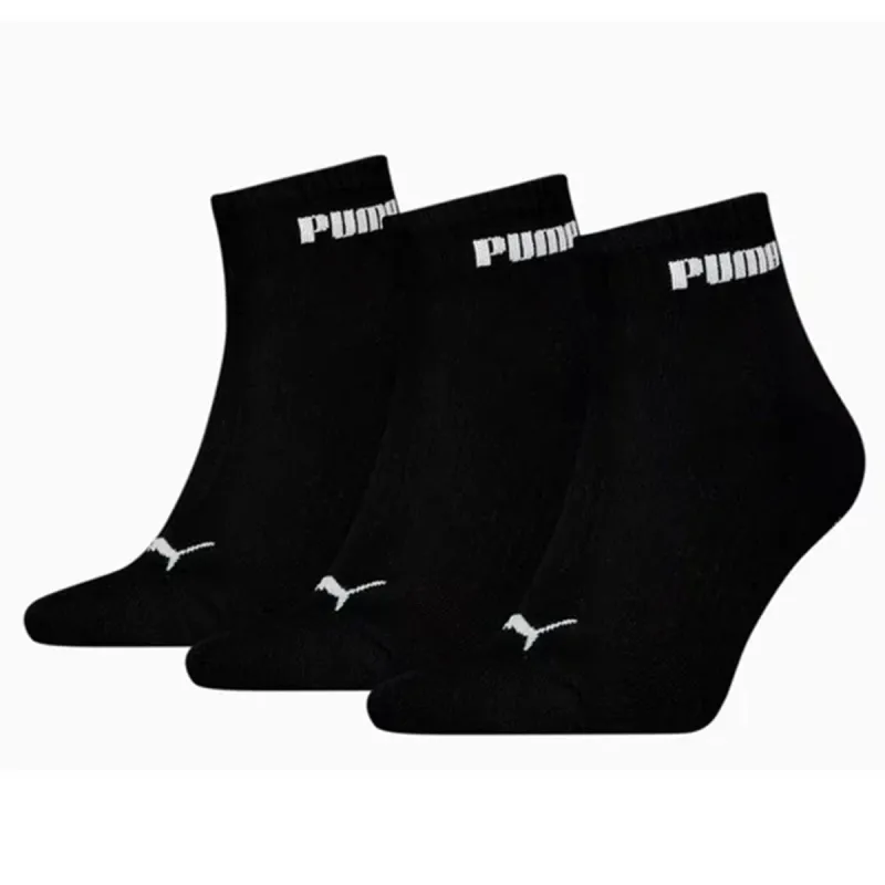 Sportinės kojinės Puma CUSHIONED NEXT QUARTER 701225904 002 Juoda 3 poros