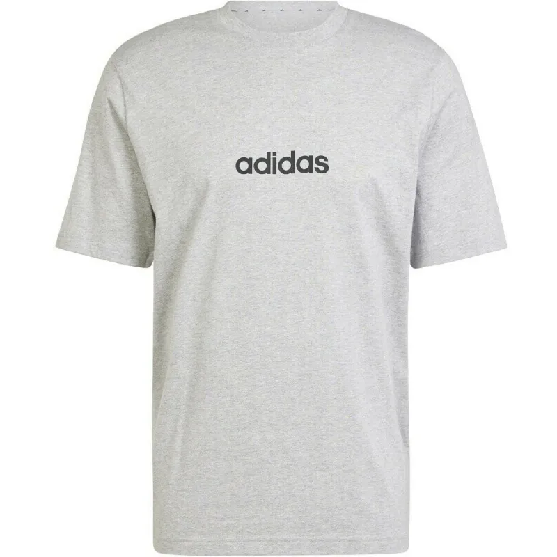 Miesten T-paita Adidas M LIN SJ T JE9002 Harmaa