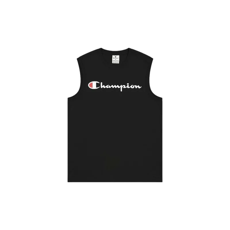 Vyriški marškinėliai be rankovių Champion CHAMPION TANK 220778 NBK Juoda