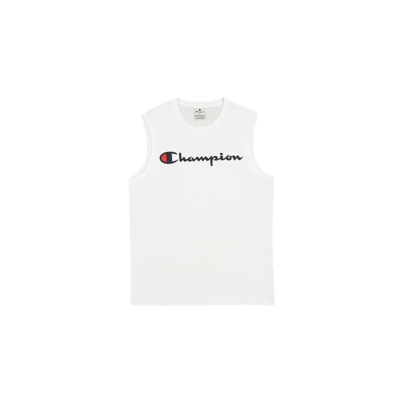 Vyriški marškinėliai be rankovių Champion CHAMPION TANK 220778 Balta