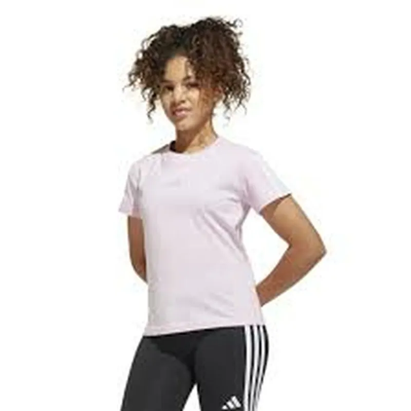 Lasten Lyhythihainen paita Adidas JG 3S TEE 160 JF3678 Pinkki
