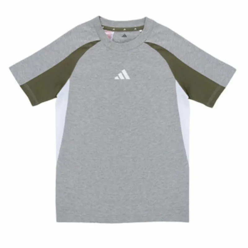 Lasten Lyhythihainen paita Adidas J CB T JD0059 Harmaa