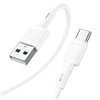 USB kabelis Hoco X83 PD20W Type-C to Lightning 1.0m baltas