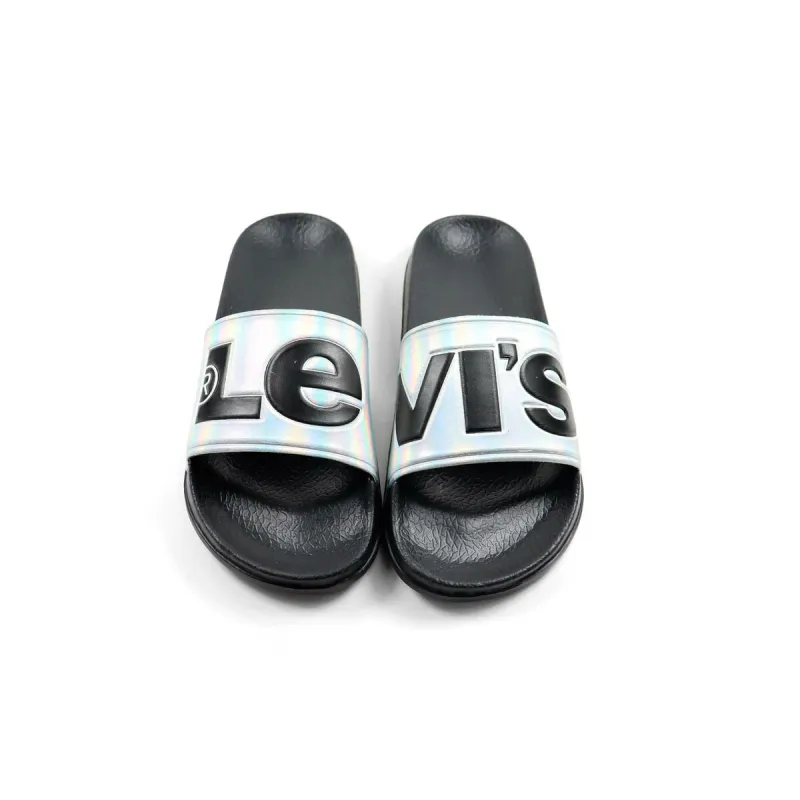 Paplūdimio šlepetės Vaikams Levi's JUNE L VPOL0239S Juoda