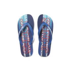 Men's Flip Flops Jack & Jones JFWLOGO 2.0 FLIP FLOP 12251259 Blue
