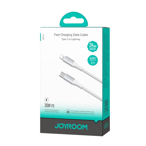 USB cable Joyroom S-A28 USB-C to Lightning 30W 2.0m white