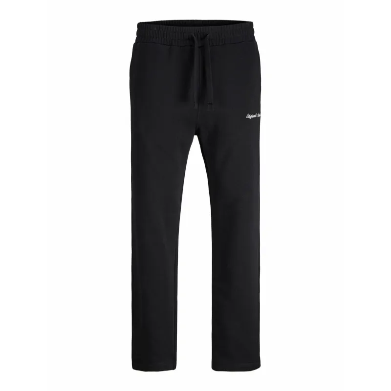 Garās sporta bikses Jack & Jones JPSTKANE NORREBRO SWEAT 12282553 Melns Vīriešu