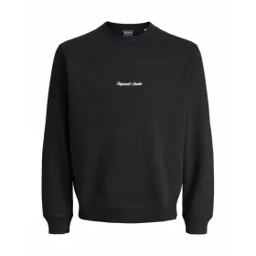 Vyriškas džemperis be gobtuvo Jack & Jones JORNORREBRO EMB SWEAT CREW NOOS 12282893 Juoda