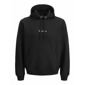 Vyriškas džemperis su gobtuvu Jack & Jones JORNORREBRO EMB SWEAT HOOD NOOS 12282861 Juoda