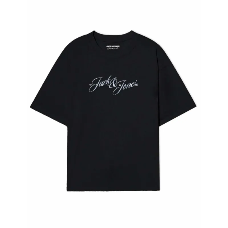 Vyriški marškinėliai su trumpomis rankovėmis Jack & Jones JORINWOOD TEE SS CREW NECK FST 12284732 Juoda