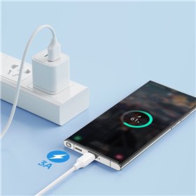 USB cable Joyroom S-UC027A9 USB to Type-C 3A 1.0m white