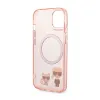 Karl Lagerfeld Karl&Choupette Aluminium MagSafe - Case for iPhone 14 Plus (Pink)