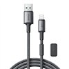 USB kabelis Joyroom SA-50 USB-A to Lightning 3A 1.2m tamsiai pilkas
