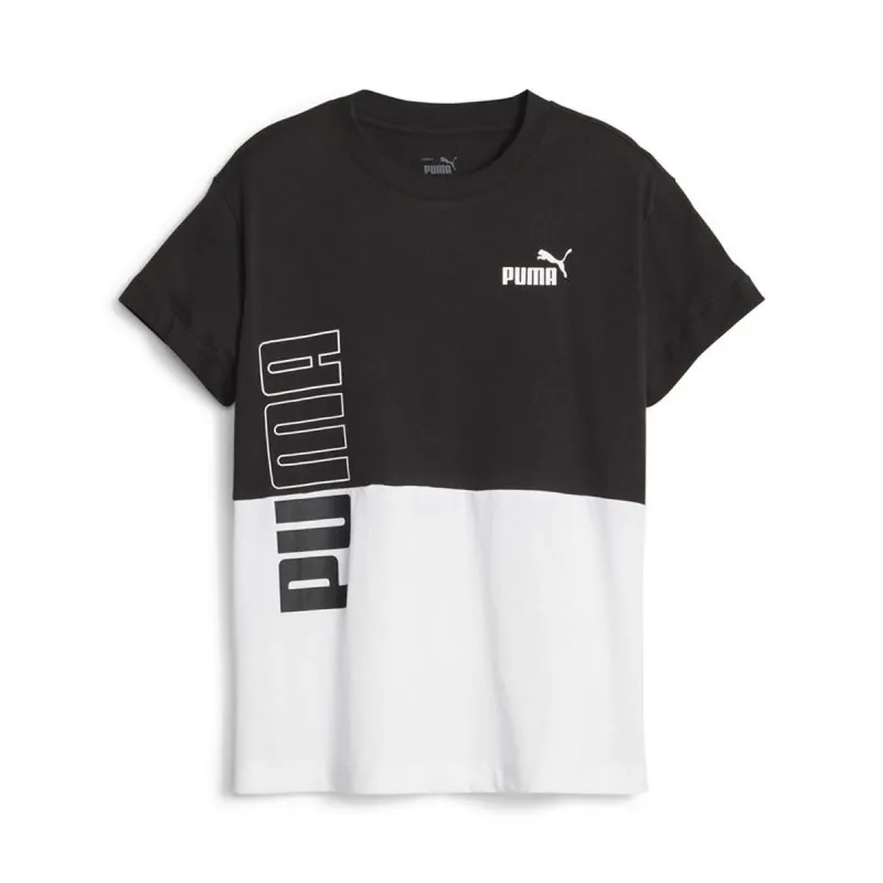 Детский Футболка с коротким рукавом Puma 676427 01 Чёрный