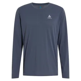 Men’s Long Sleeve T-Shirt Odlo Neck L/S Zeroweight Chill-T Blue