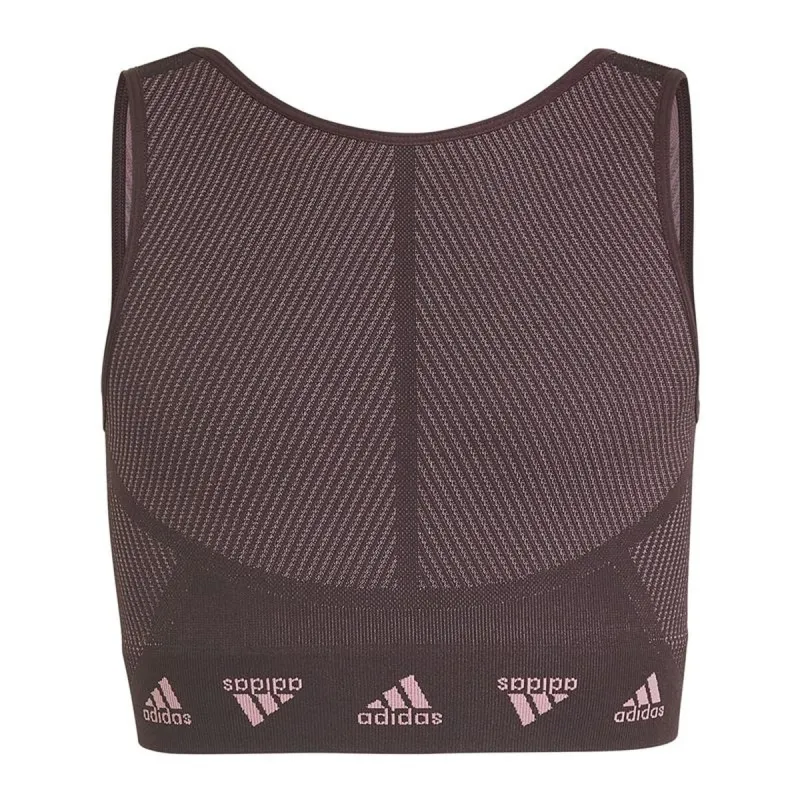 Sportinė liemenėlė Adidas HM4425 Kaštoninė