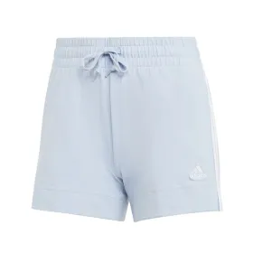 Naisten urheilushortsit Adidas 3S Sj Vaaleansininen